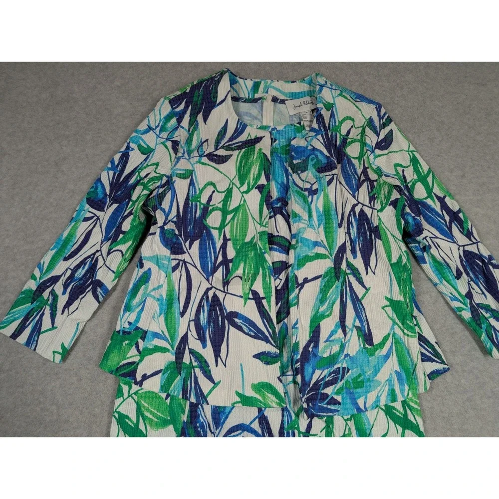 Joseph Ribkoff Women Dress Suit Size 8 NWT Textured Botanical‎ Stretch Shift